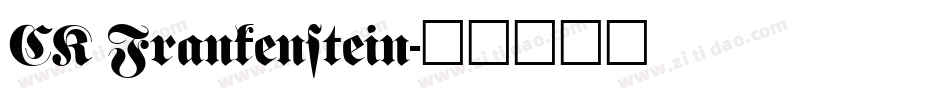 CK Frankenstein字体转换